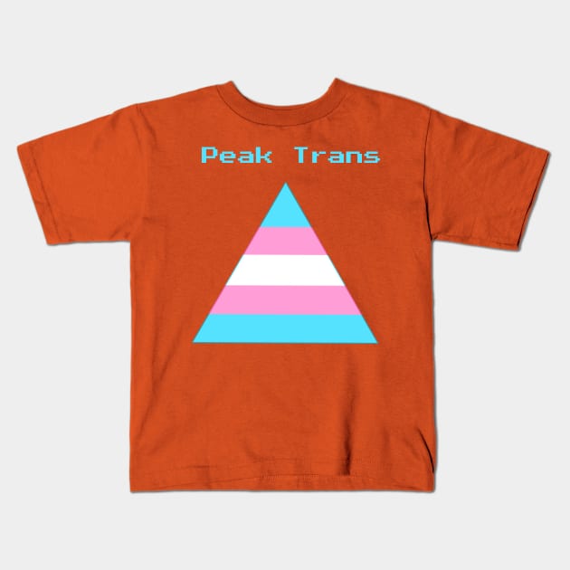 Peak Trans Kids T-Shirt by FindChaos